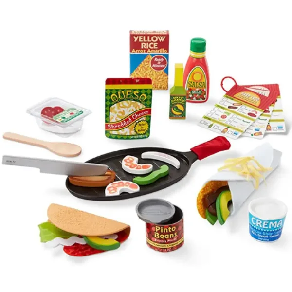 Fill & Fold Taco și Tortilla set de joacă - Melissa & Doug imaginea 2