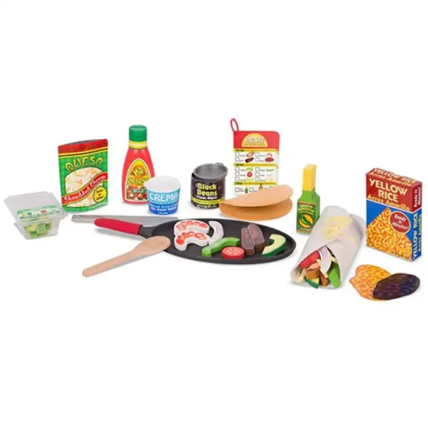 Fill & Fold Taco și Tortilla set de joacă - Melissa & Doug imaginea 3