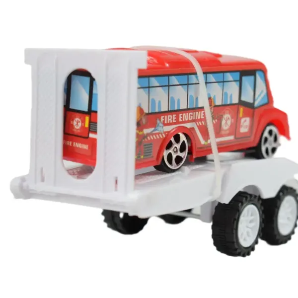 Fire Engine: Camion de pompieri cu vehicule 40cm imaginea 4
