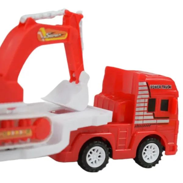 Fire Engine: Camion de pompieri cu vehicule 40cm imaginea 5