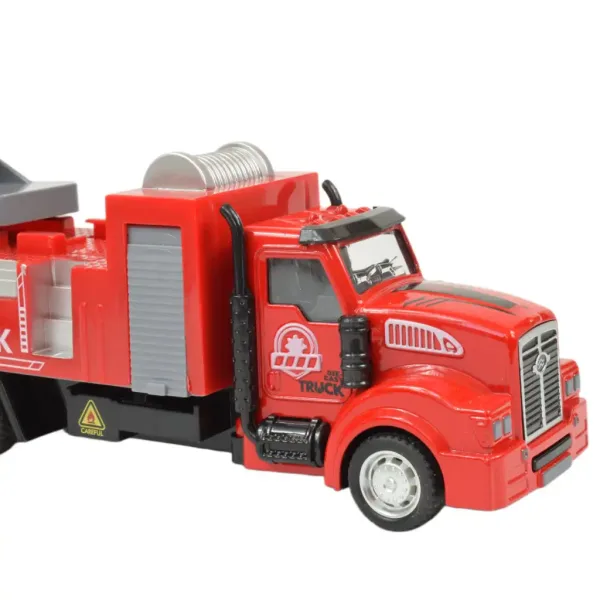 Fire Rescue: camion de pompieri cu scară 22cm imaginea 5