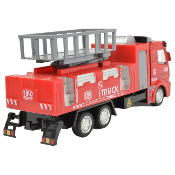 Fire Rescue: mașină de pompieri cu coș de ridicare 19cm imaginea 3