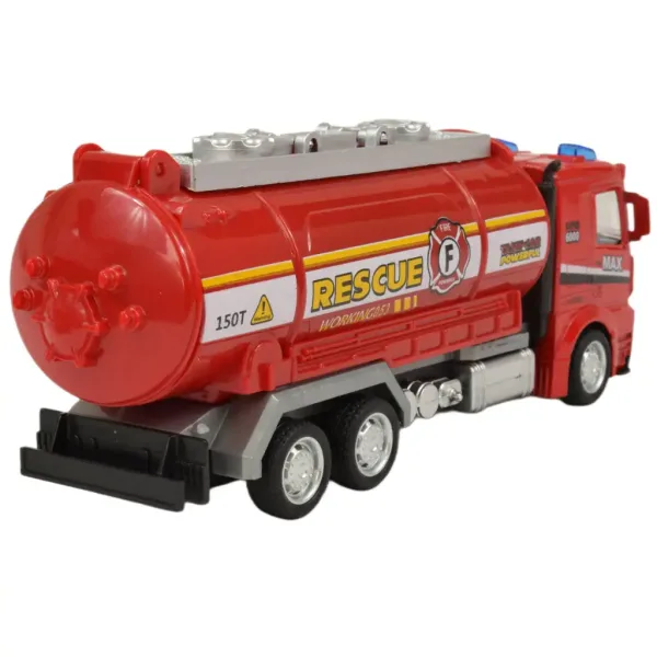 Fire Rescue: mașină de pompieri cu lumină și sunet în diverse versiuni 19cm 1bucată​ imaginea 14
