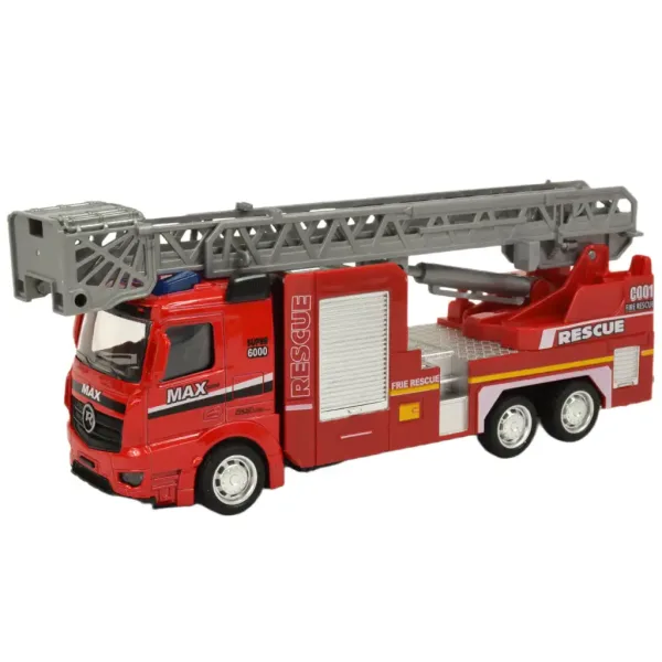 Fire Rescue: mașină de pompieri cu lumină și sunet în diverse versiuni 19cm 1bucată​ imaginea 2