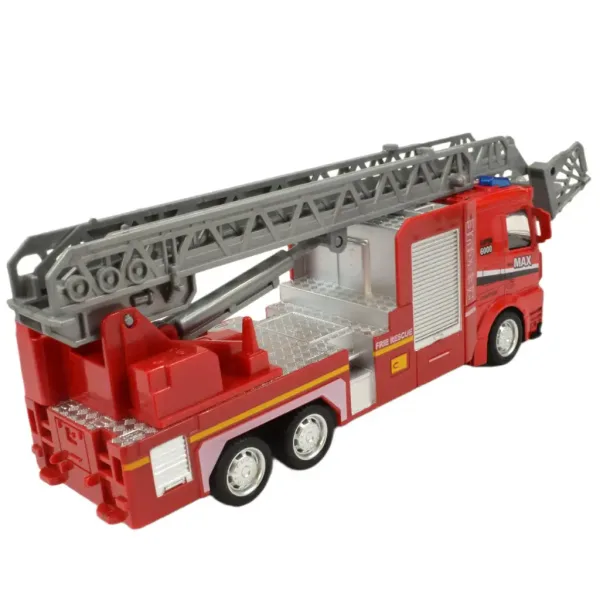 Fire Rescue: mașină de pompieri cu lumină și sunet în diverse versiuni 19cm 1bucată​ imaginea 6