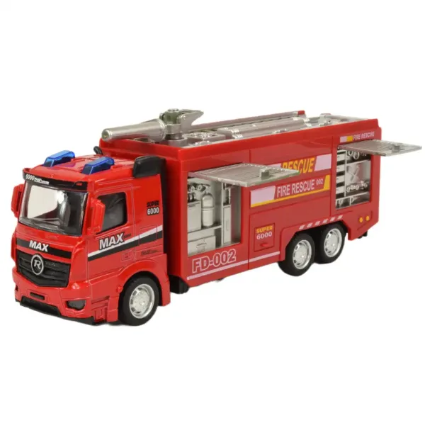 Fire Rescue: mașină de pompieri cu lumină și sunet în diverse versiuni 19cm 1bucată​ imaginea 7