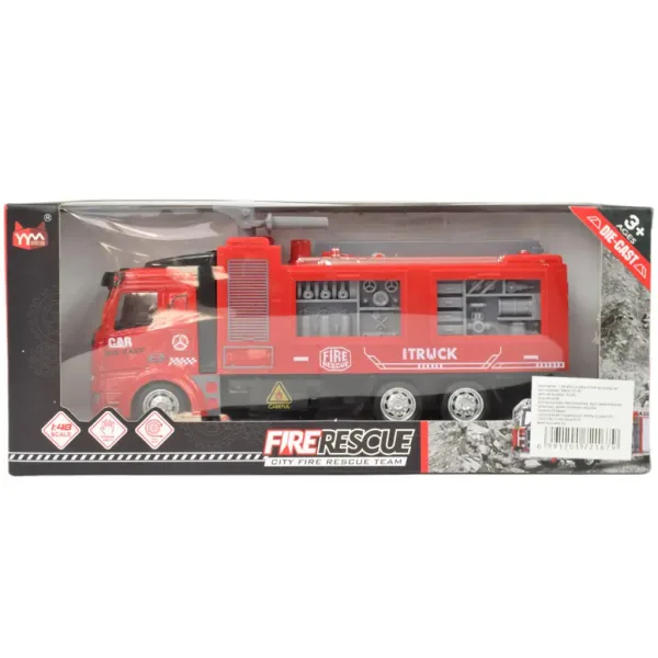 Fire Rescue: mașină de pompieri cu tun de apă 19 cm imaginea 5