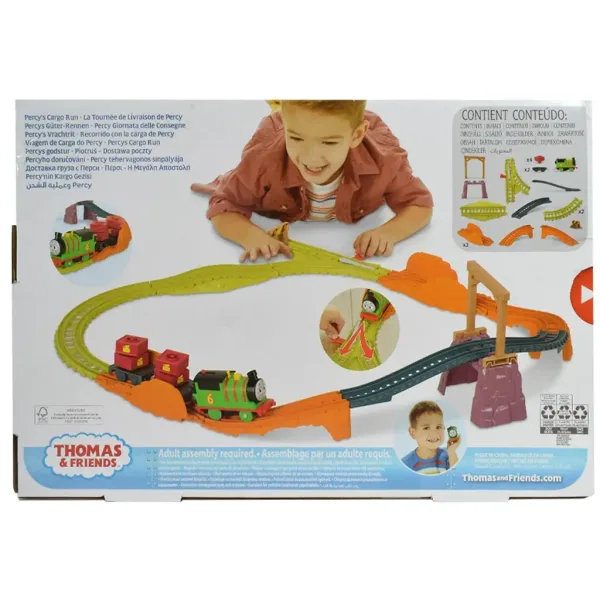 Fisher-Price: Thomas și prietenii - set de cale ferată motorizat Percy - Mattel imaginea 2