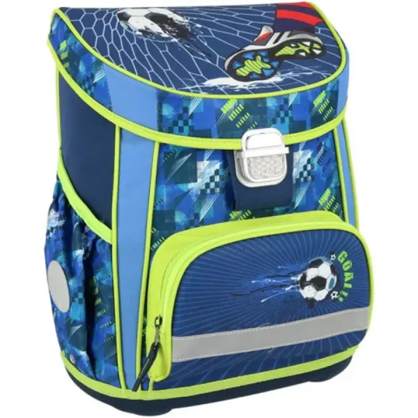 Football goal ergonomic rucsac ghiozdan cu penar set de 4 bucăți imaginea 3