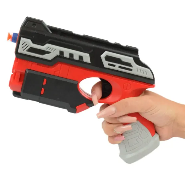 Frost Nova: Armă manuală cu gloanțe de burete cu o distanță de tragere de 16 metri dimensiune 22 cm imaginea 3