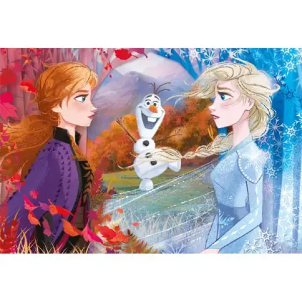 Frozen II. Elsa și Anna maxi puzzle 60 bucăți - Clementoni imaginea 2