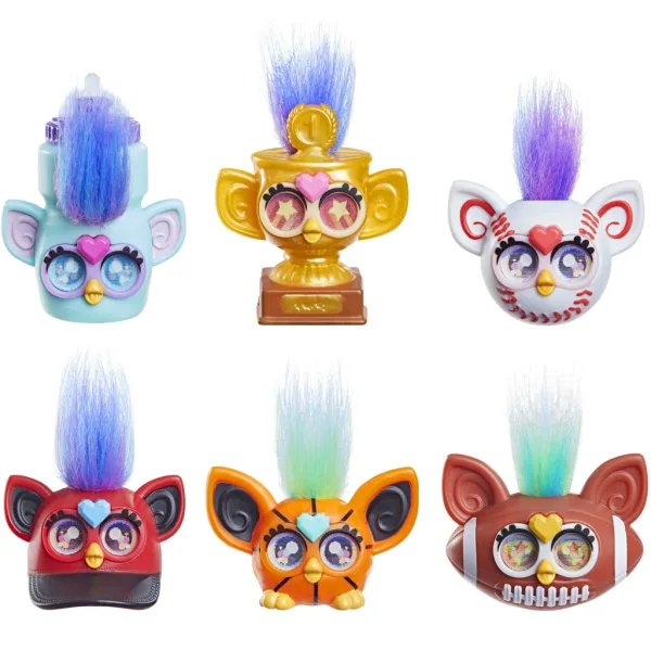 Furby: Minis Sports pachet de 6 figurine - Hasbro imaginea 2