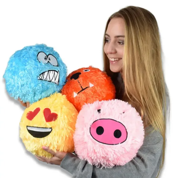 Fuzzy minge amuzantă de pluș in mai multe versiuni 23cm imaginea 2