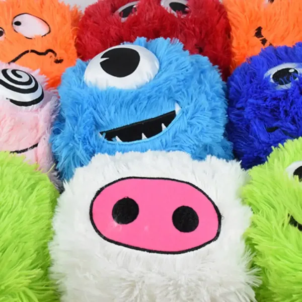 Fuzzy Monsters minge pluș mai multe variante 23cm imaginea 6