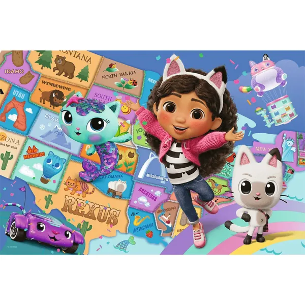 Gabi căsuța de păpuși A film 100 de piese puzzle - Trefl imaginea 2