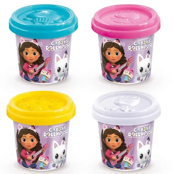 Gabi căsuța pentru păpuși: Set de 4 bucăți cu plastilină imaginea 2