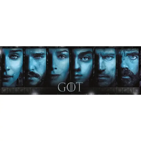 Game of Thrones panoramă puzzle 1000 bucăți - Clementoni imaginea 2