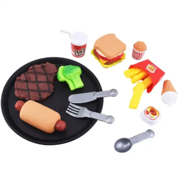 Happy Burger 26 bucăți set mâncare imaginea 2