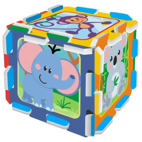 Happy Zoo - Zoo Fericită puzzle burete imaginea 2