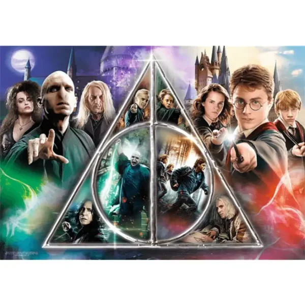 Harry Potter: Reliquile Morții 1000 de piese puzzle - Trefl imaginea 2
