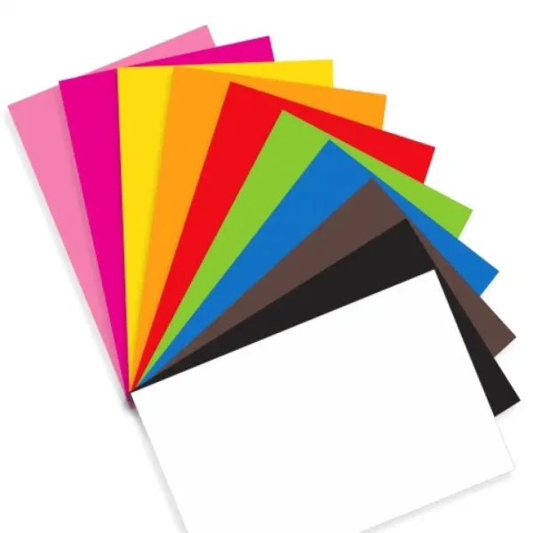 Hârtie carton cu 10 culori 35x25cm imaginea 2
