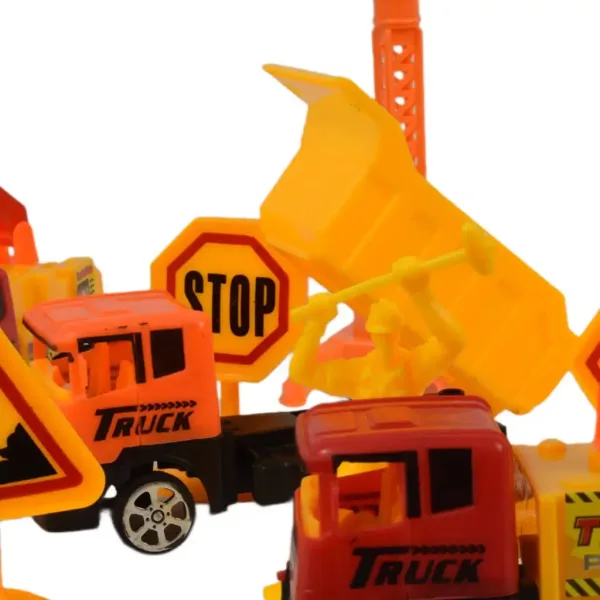 Heavy Duty: Set de jucării de construcție cu mașini și accesorii imaginea 13