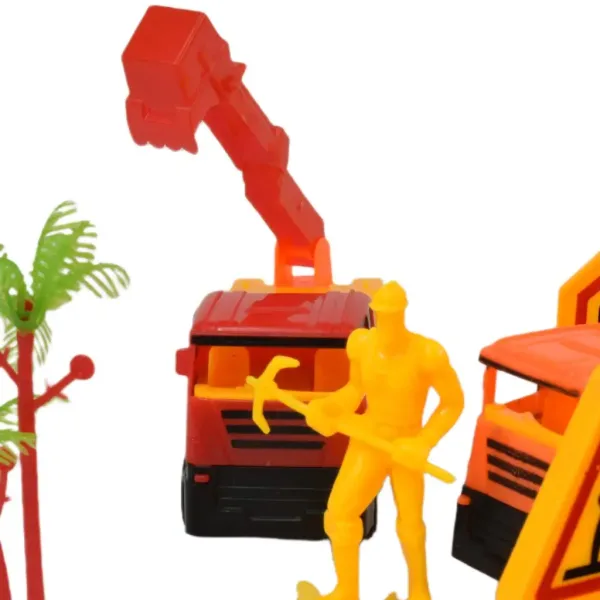 Heavy Duty: Set de jucării de construcție cu mașini și accesorii imaginea 14
