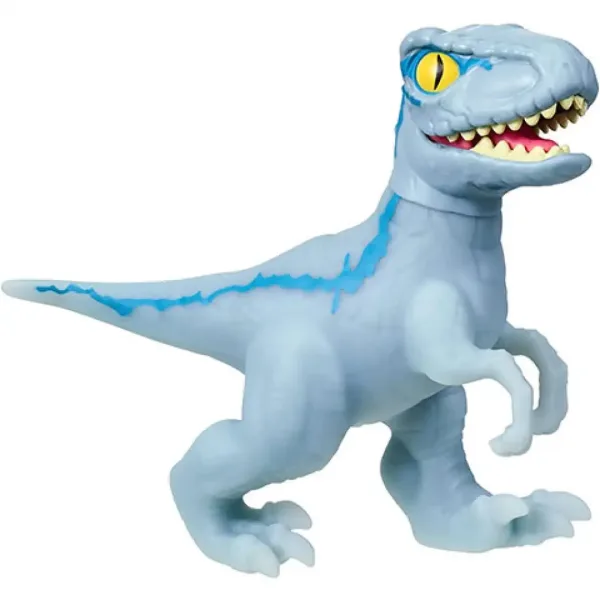 Heroes of Goo Jit Zu Jurassic World Velociraptor albastru figurină de joacă imaginea 2