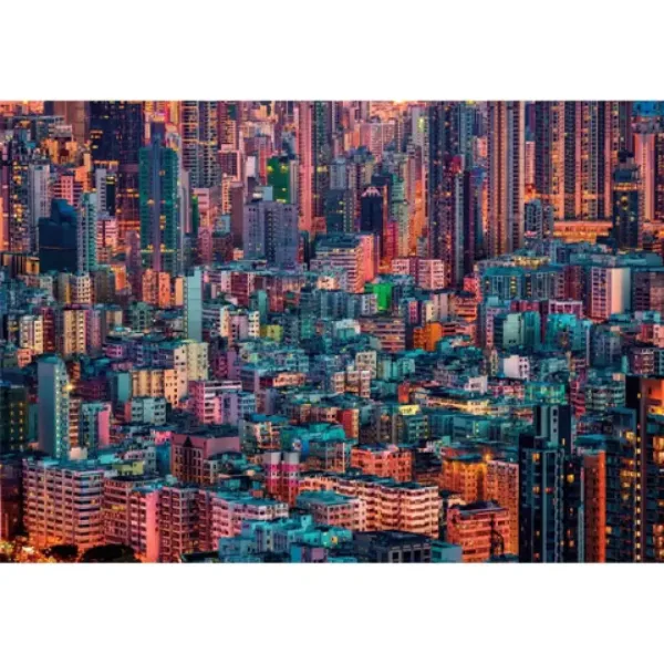 Hong Kong, China HQC 1500 bucăți puzzle - Clementoni imaginea 2