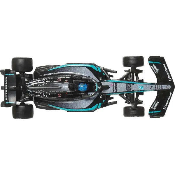 Hot Wheels F1 Mașină Mică Pachet 2 - Mercedes: Antonelli + Russell - Mattel imaginea 3