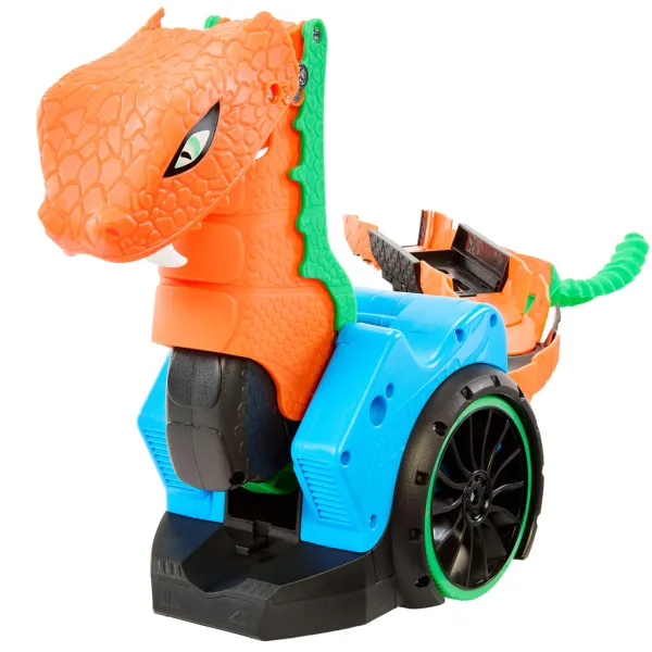 Hot Wheels: Let’s Race mașină de control de la distanță cu lansator de mașini în formă de șarpe – Mattel imaginea 5