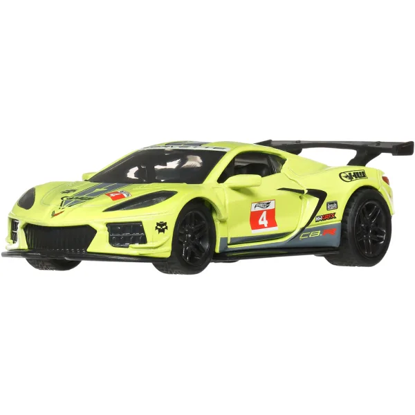Hot Wheels: Mașină de jucărie cu arc Corvette C8.R 1/43 - Mattel imaginea 2