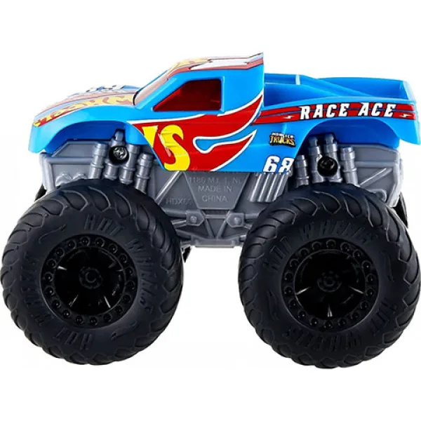 Hot Wheels Monster Trucks Race Ace vehicul cu lumini și sunete 1/43 - Mattel imaginea 2
