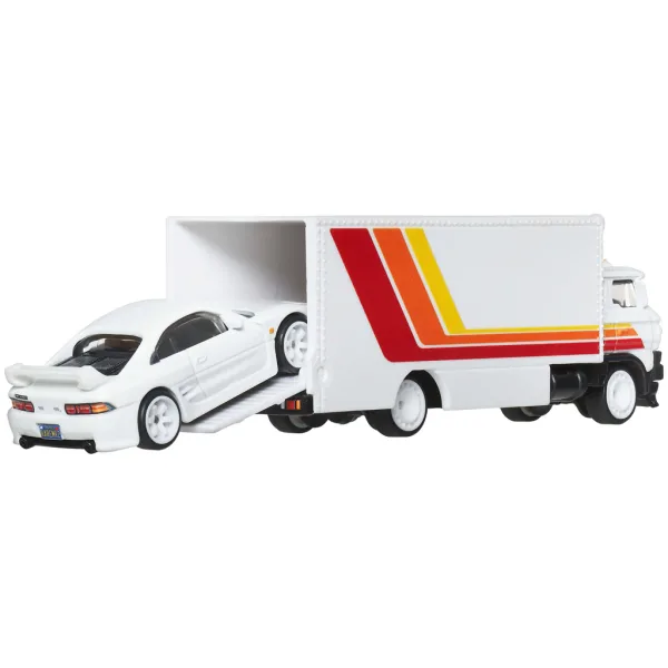 Hot Wheels: Set de mașinuțe de colecție Premium Toyota ’90s JDM – Supra, Celica GT-Four, MR2 TRD și Sakura Sprinter, 1/64 - Mattel imaginea 6
