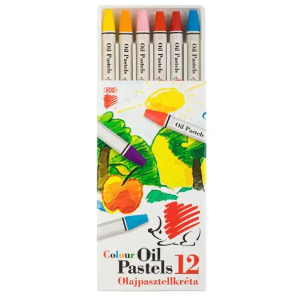 ICO: Creion pastel pe bază de ulei SÜNI 12buc imaginea 2
