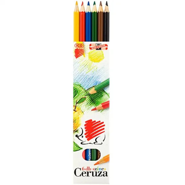 ICO: SÜNI set creioane colorate 6buc. imaginea 1
