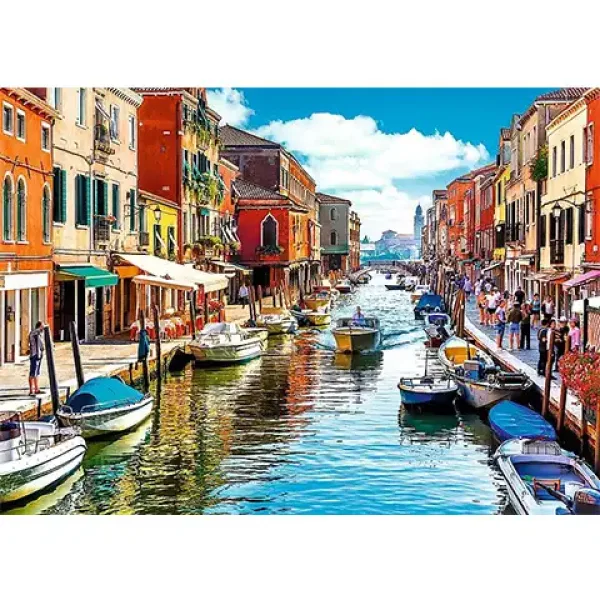Insula Murano Veneția 2000 bucăți puzzle - Trefl imaginea 2