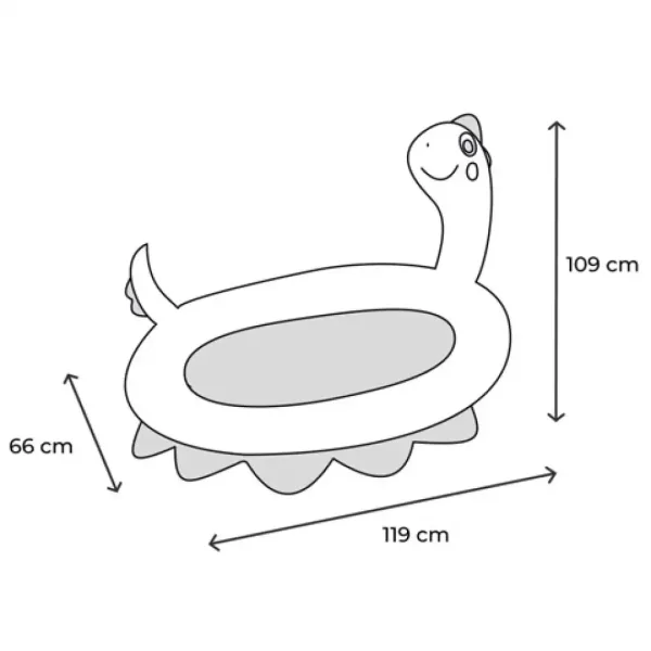 Intex: Piscină gonflabilă pentru baby Dino Splash 119x109x66cm imaginea 3