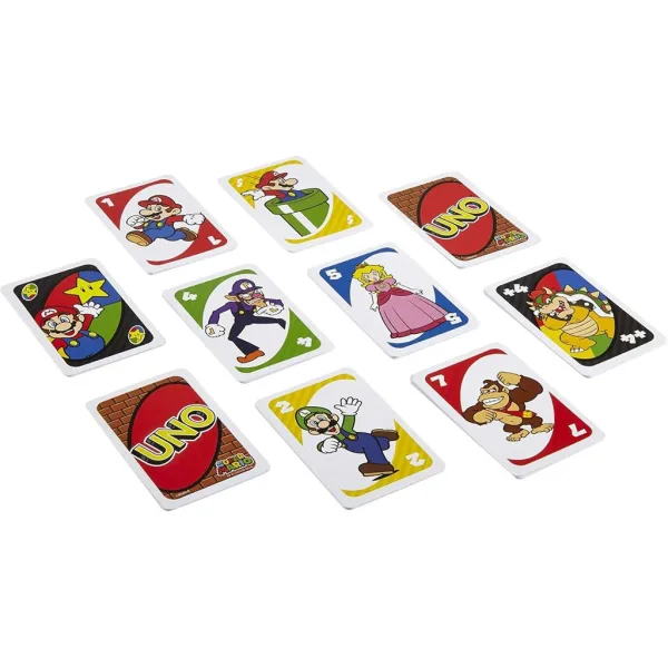 UNO Super Mario joc de cărți - Mattel imaginea 3
