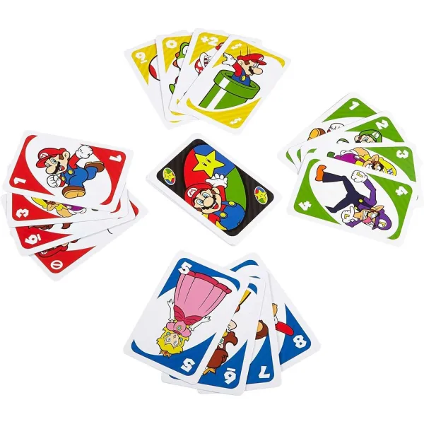 UNO Super Mario joc de cărți - Mattel imaginea 4