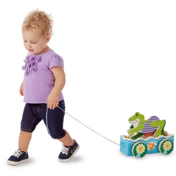 Jucărie creativă concurs de broască lemn - Melissa & Doug imaginea 3