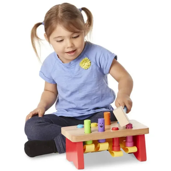 Masă de activități din lemn - Melissa & Doug imaginea 3