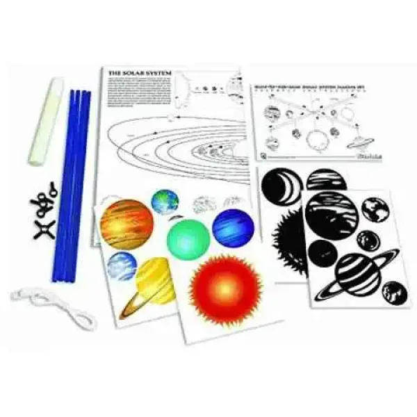 Joc științific de fabricare a unui sistem solar fosforescent imaginea 2