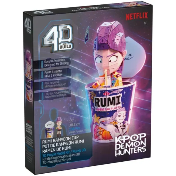 K-Pop Demon Hunters – Rumi bol de ramen 4D puzzle - Spin Master imaginea 6