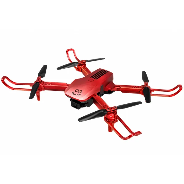 KOO: Kotaro 078 roșu dron pliabil cu telecomandă cu două camere și iluminare LED imaginea 2
