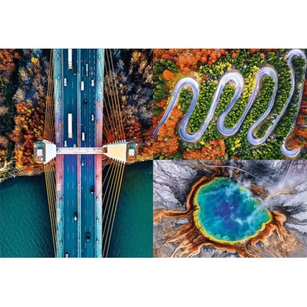 La sfârșitul drumului 1500 bucăți puzzle - Trefl imaginea 2