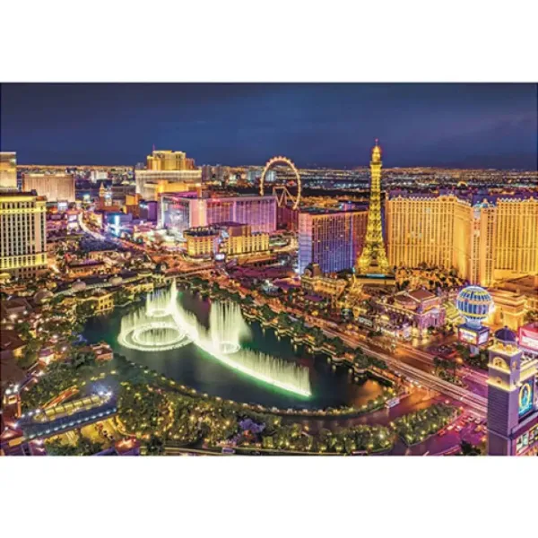 Las Vegas, Statele Unite ale Americii HQC puzzle 6000 bucăți  - Clementoni imaginea 2