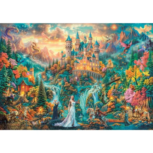 Legendele regatului ascuns Varázslatos 2000 de piese puzzle – Clementoni imaginea 2