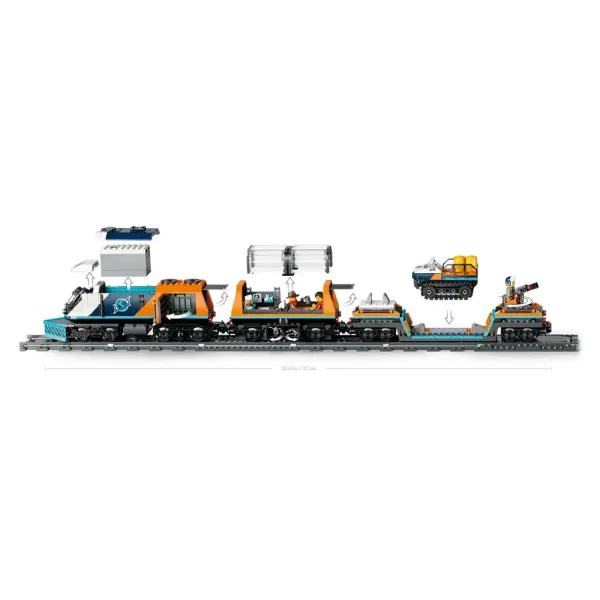 LEGO® City: Trenul expres arctic al exploratorilor (60470) imaginea 4