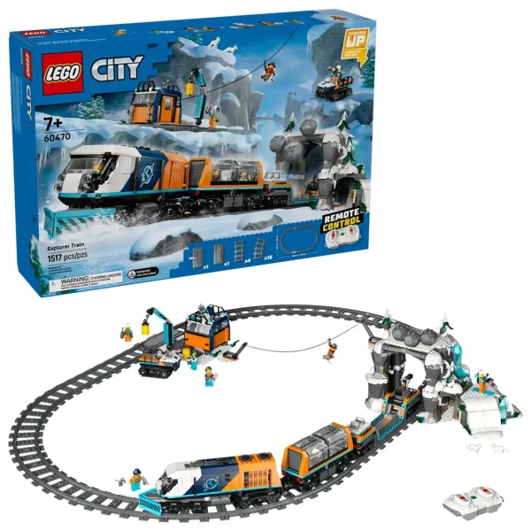 LEGO® City: Trenul expres arctic al exploratorilor (60470) imaginea 1